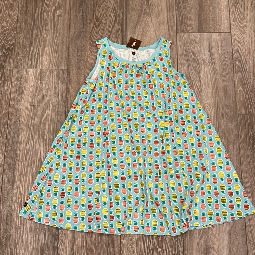 NWT Tea Collection Pineapple Trapeze Dress